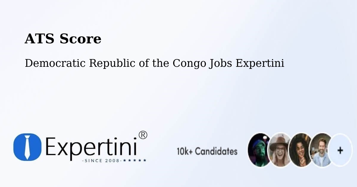Resume ATS Score & Job Description Match Tool – Lusambo - Democratic Republic of the Congo Jobs Expertini