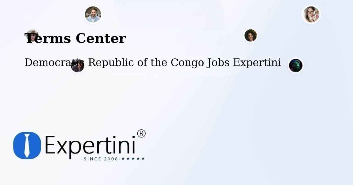 Terms of Service – Lusambo - Democratic Republic of the Congo Jobs Expertini